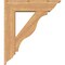 Ekena Millwork Funston Traditional Smooth Bracket w/ Offset Brace, Western Red Cedar, 7 1/2"W x 28"D x 32"H BKT0806X28X32FST01SWR - alternate 3